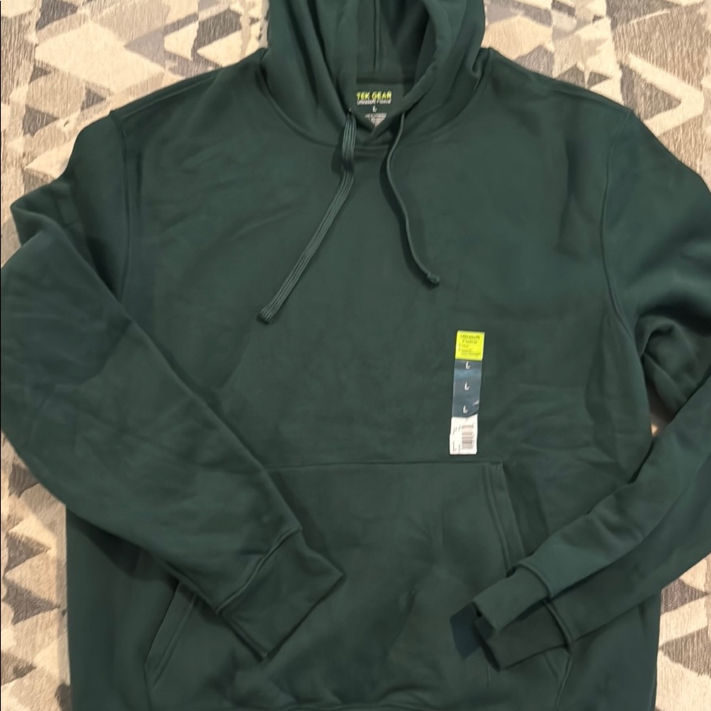 Tek Gear Green Sweatshirt Hoodie